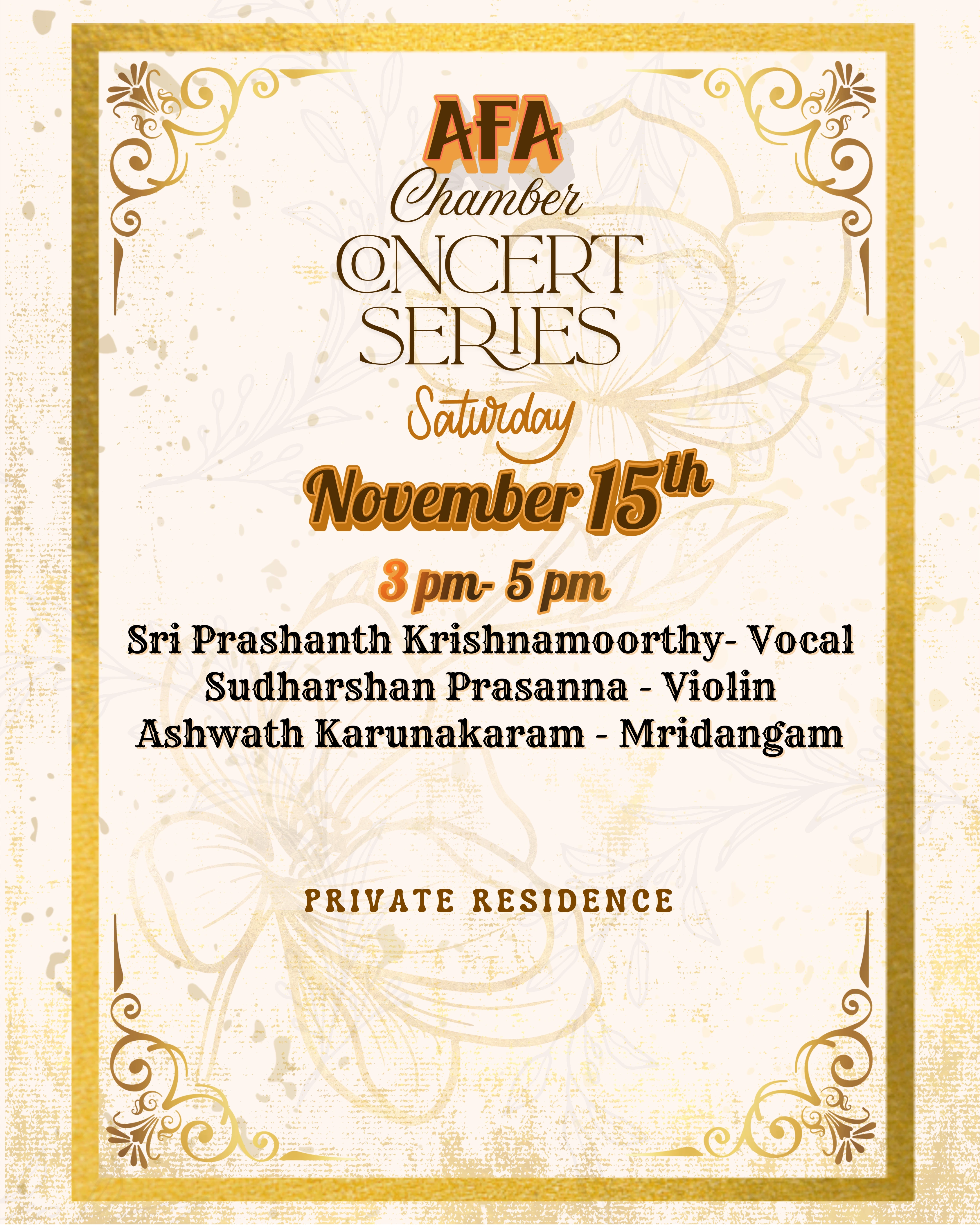 AFA Chamber Concert — November 2025